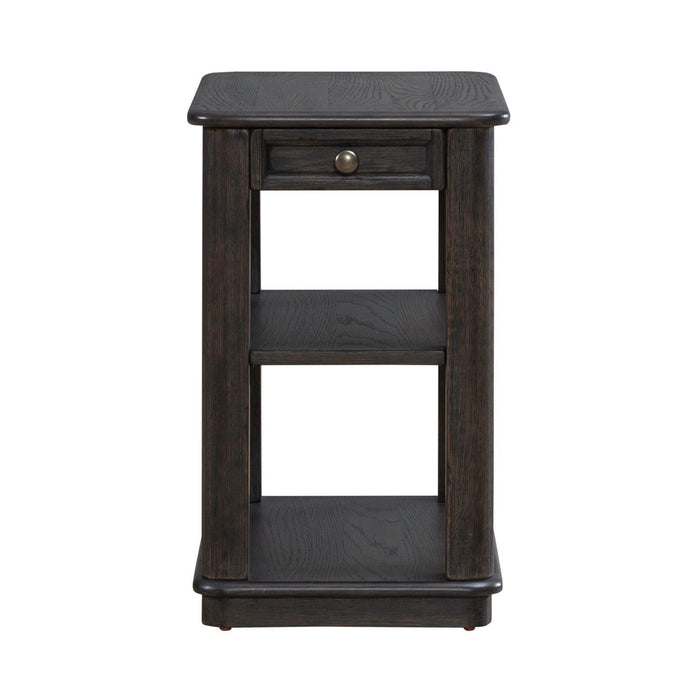 Wallace - Chair Side Table - Brown