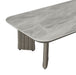 Ciela - Outdoor Rectangular Sintered Stone Coffee Table With Rattan Accents And Frame - Dark Bronze