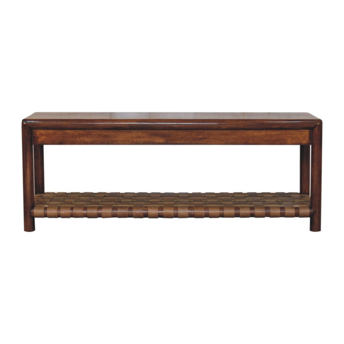 Regency - Woven Bench - Brown