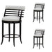 Telia - Upholstered Swivel Counter Height Barstool