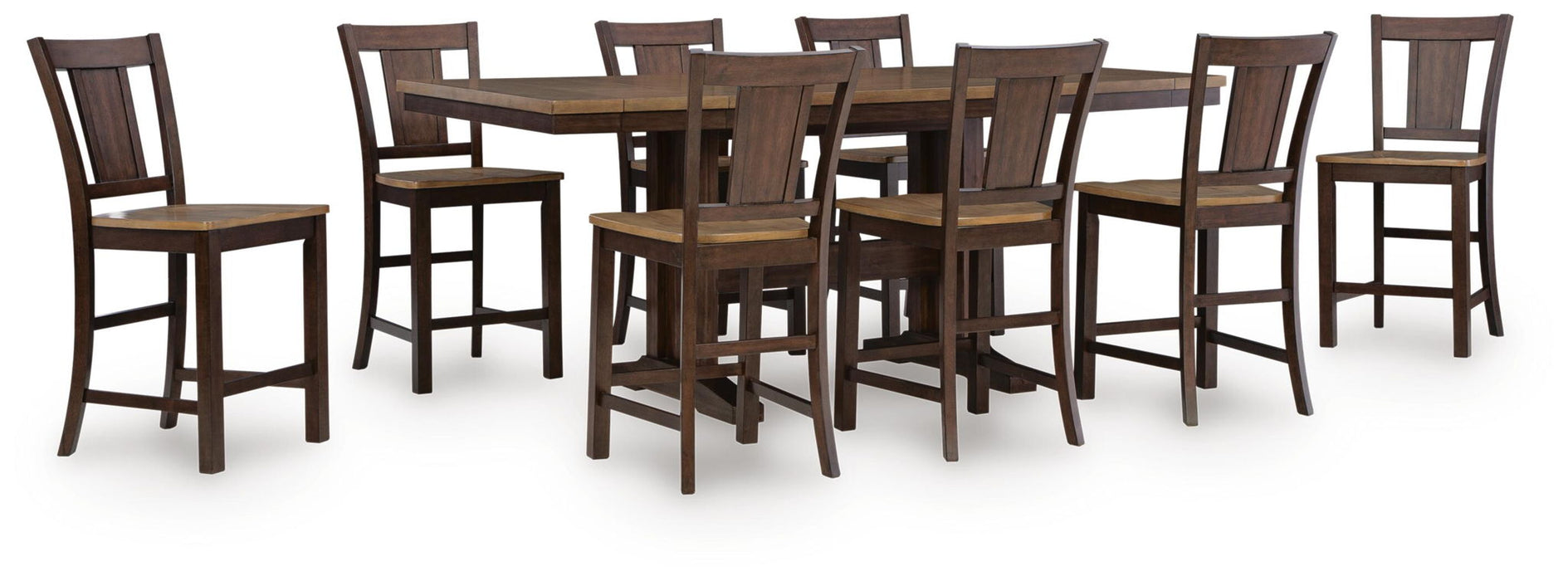 Rylandeen - Counter Height Extension Dining Table Set