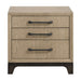 3 Drawer Nightstand With USB Charging Port - Brown