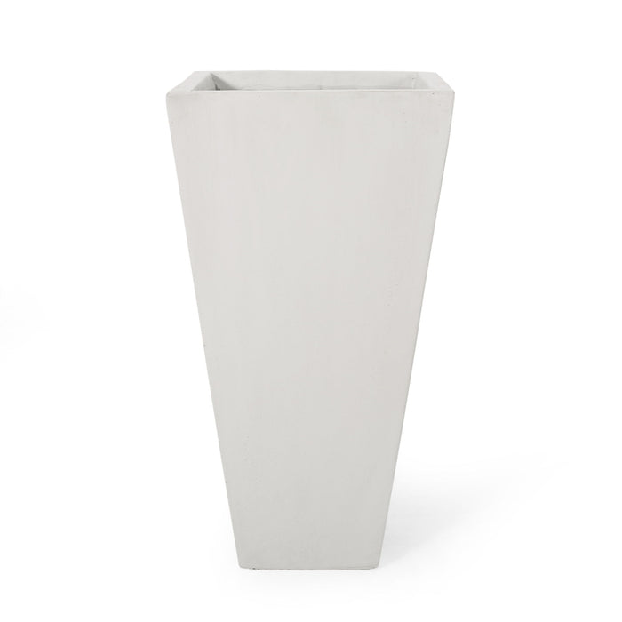 Outdoor Modern Cast Stone Planter