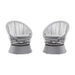 Modern Swivel Wicker Lounge Chair With Round Design