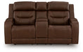 Knightington - Power Reclining Loveseat With Audio Seating
