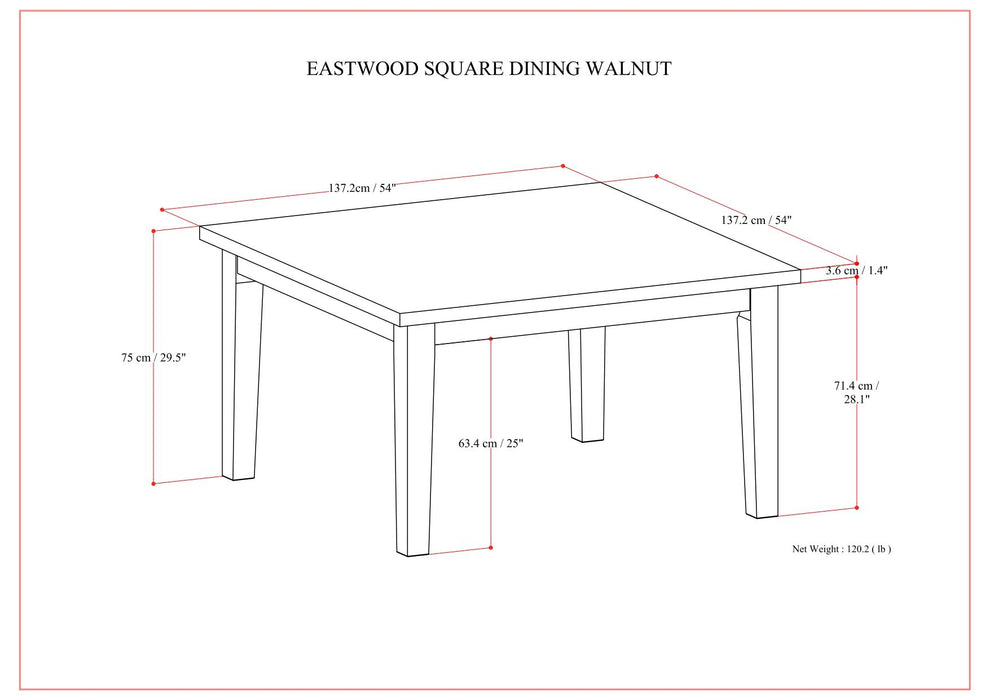 Eastwood - Handcrafted Dining Table