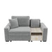 Modular Sofa Couch With Storage Armrest And Center Console