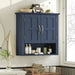 Multi Functional Wall Mounted Cabinet With Adjustable Shelves For Bathroom