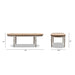 Colette - Oval Dining Table - Blue / Gray