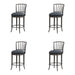Vince - Commercial Grade Steel Frame Faux Leather Upholstered Swivel Counter Height Barstool