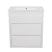 Double Sinks Bathroom Vanity Set With 2 Ceramic Basins