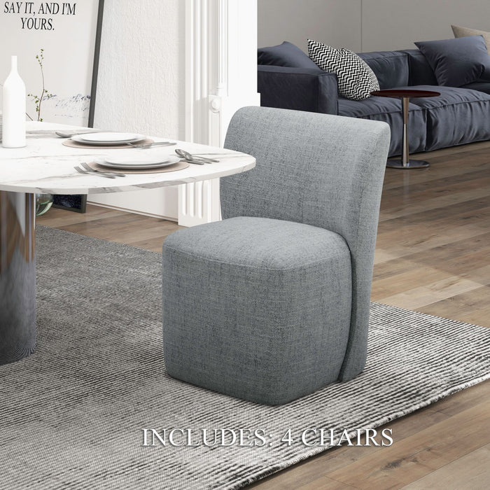 Accent Dining - Fabric Dining Chairs (Set of 4)