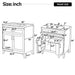 30" Bathroom Vanity With Sink Top, Soft Close Double Doors & Tip Out Drawer, Adjustable Interior Shelf, Door Mounted Organizers - Beige