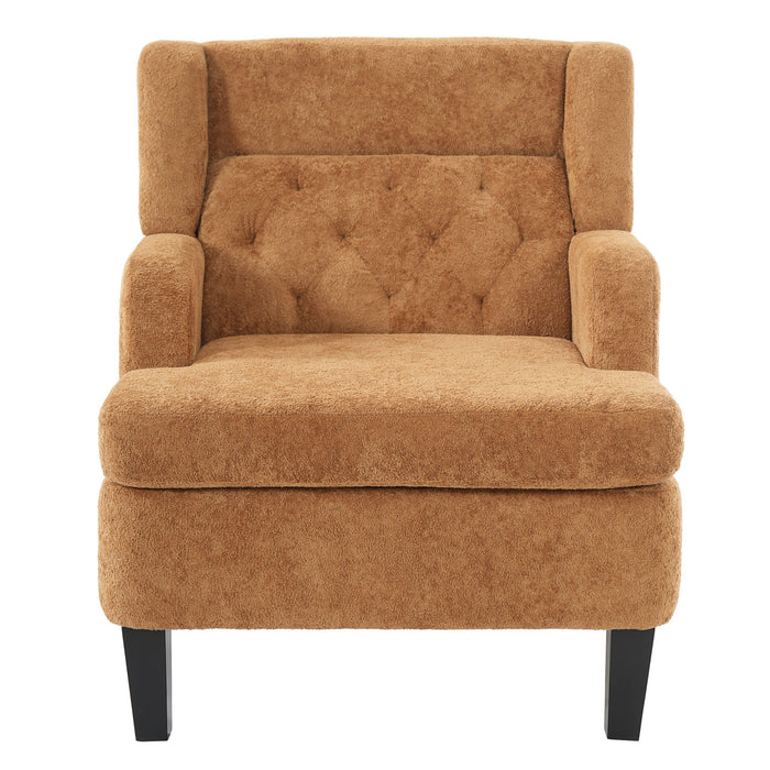 Modern Tufted Upholstered Accent Chair For Living Room
