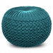 Grafton - Handcrafted Round Pouf