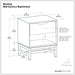 Banting - Nightstand - Walnut Brown