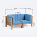 Oana - 2 Piece Loveseat Set With Water Resistant Cushions