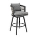 Zella - Outdoor Patio Swivel Bar Stool Set