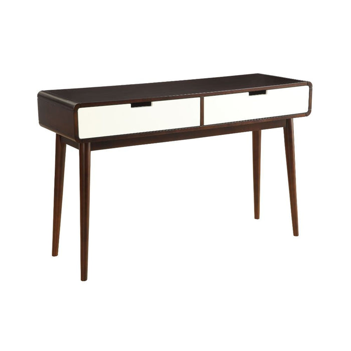 Christa - Sofa Table - White & Espresso