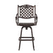Cast Aluminum Bar Stool - Copper