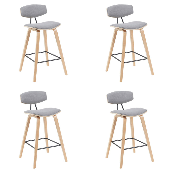Fox - Swivel Bar Height Stool - Light Brown