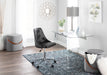 Glacier - Contemporary Desk - Clear / Chrome