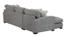 Right Side Facing Chaise Sectional - Gray - Wood