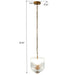 Garnet - Pendant Lamp - Transparent