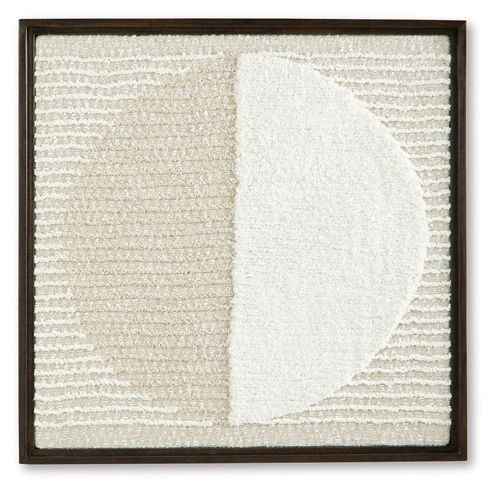 Bachard - Wall Decor - Tan / White