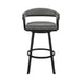 Bronson - Swivel Bar Stool - Black Finish