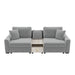 Modular Sofa Couch With Storage Armrest And Center Console