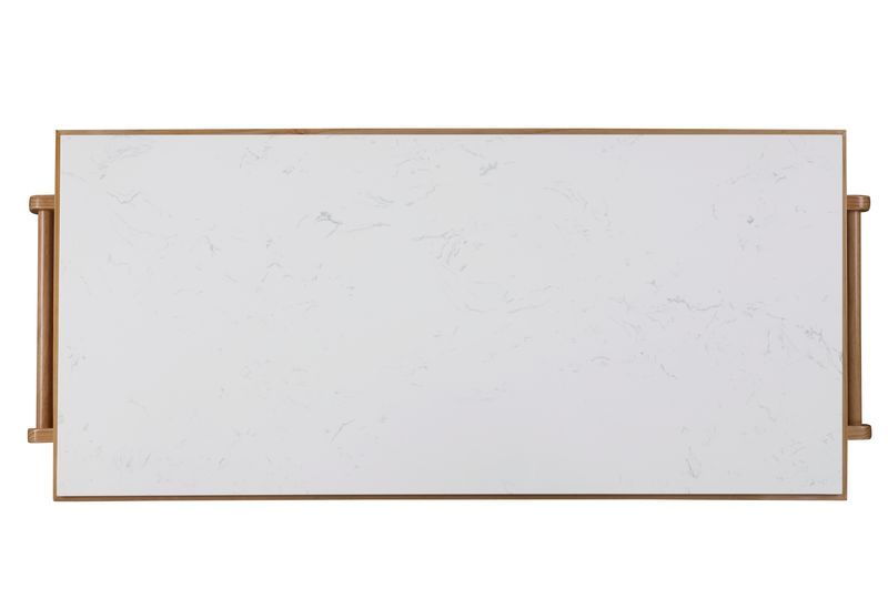 Grovaam - Kitchen Island - Marble Top & Natural