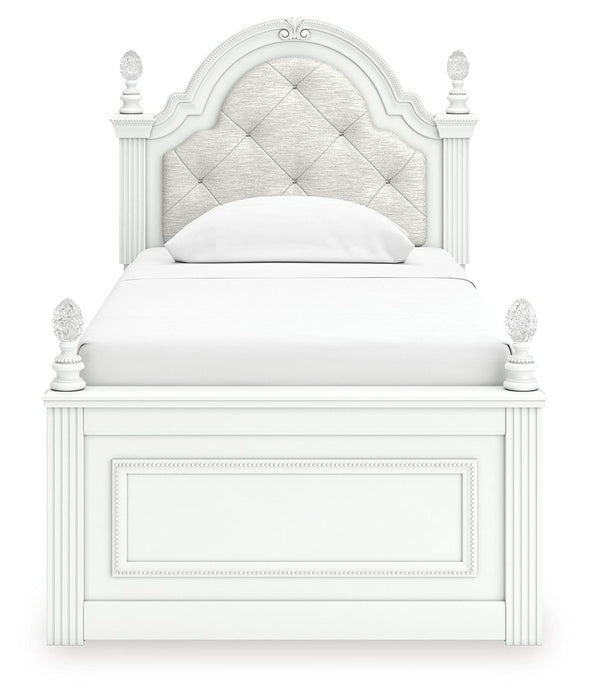 Kozlani Upholstered Panel Bed - Thumbnail 2