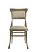 Bistro - Wide Dining Chair With Cushion (Set of 2) - Vintage Walnut
