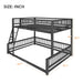 Bunk Bed With Ladder And Safety Guardrails