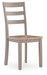 Harperfeld - Dining Room Side Chair (Set of 2) - Natural / Gray