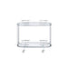 Piffo - Serving Cart Set - Clear Glass & Chrome