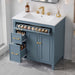 Freestanding Bathroom Vanity With Sink, Soft Close Door, Tip Out Drawer
