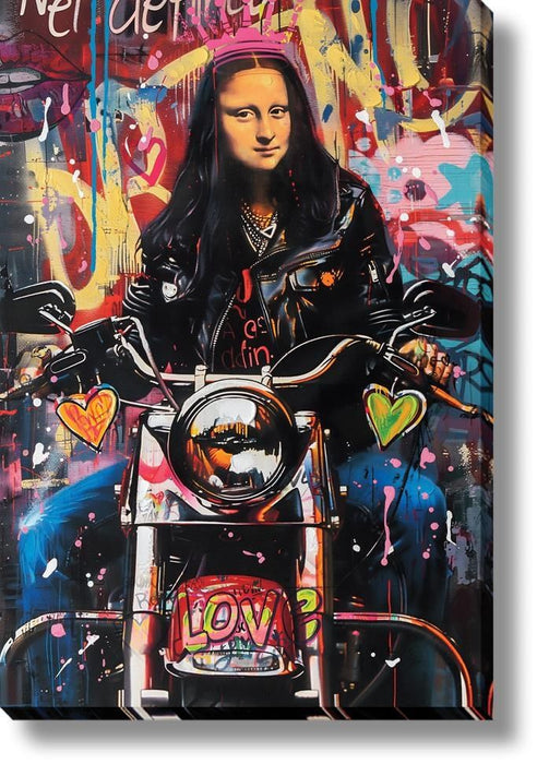 Graffiti Rider - 32" x 47" Framed Wall Art