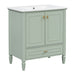 Freestanding Vanity With 1 Drawer & 2 Soft Close Doors With Door Mounted Storage