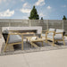 Palmetto - Outdoor Coffee Table - Light Teak