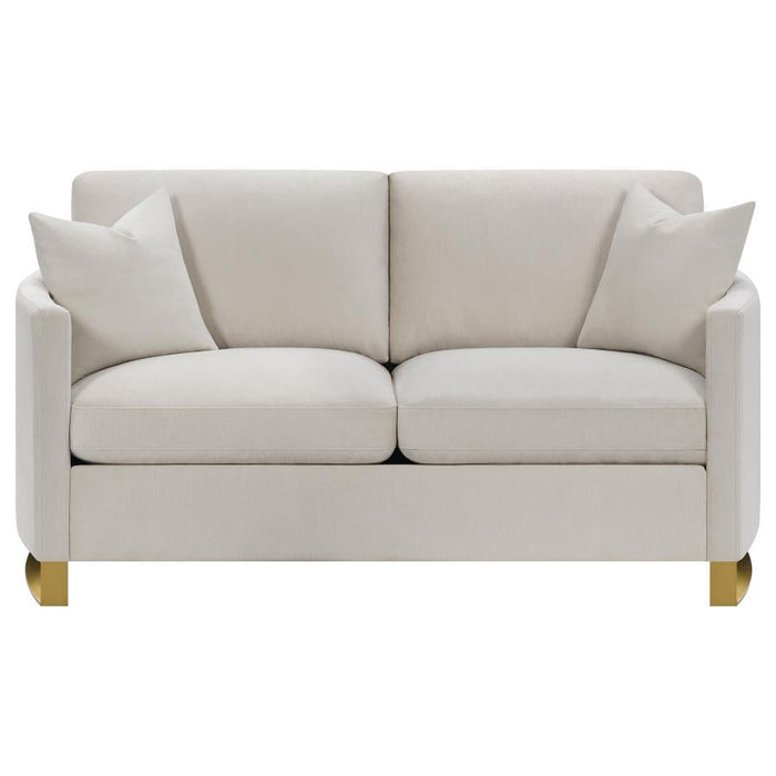 Corliss - Upholstered Arched Arm Loveseat