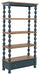 Finnworth - Bookcase - Blue / Brown
