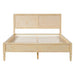 Classic Platform Bed Frame With Panel Headboard