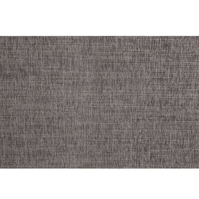 Florian - Sofa With 4 Pillows - Gray Fabric & Antique White