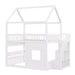 House Bed With Built-In LED Shelf Light