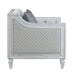 Katia - Loveseat With 2 Pillows - Light Gray Linen & Weathered White