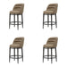 Eunice - Faux Leather Upholstered Swivel Counter Height Barstool