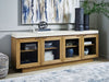 Adanworth - Accent Cabinet - Light Brown / Gray
