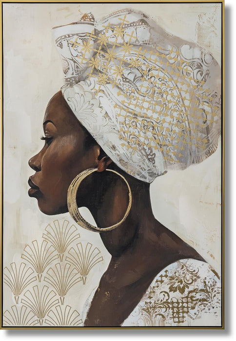 Regal Gilded Profile - 33" x 48" Framed Wall Art